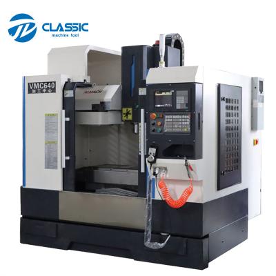 China Metal Machining vmc 640 5 Axis Vertical Taiwan CNC Machining Center 3axis 4 CNC Milling Machine For Metal for sale