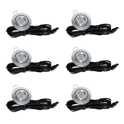 China Modern DC12V 42mm Recessed Mini Balcony Spot Lights Downlight 3w for sale