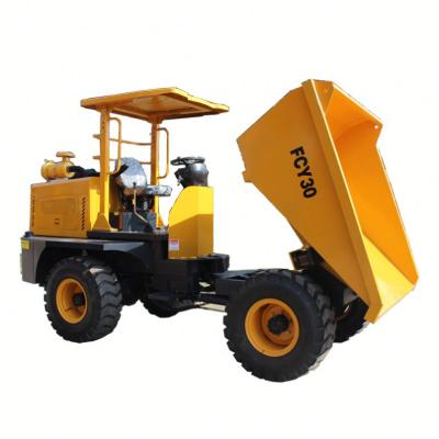 China Building Material Stores CE Approved Diesel Engine 3 Ton FCY30 Small Dumper for sale