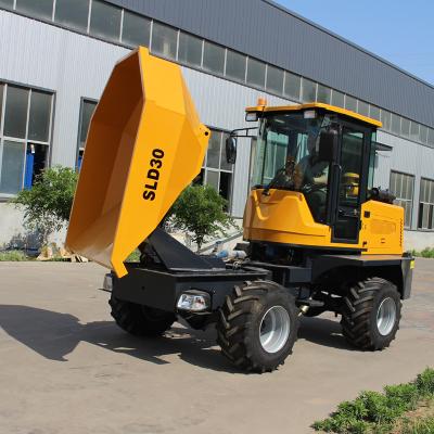 China 2020 Newest Hot FCY30 3 Ton Hydraulic Swivel Tipping Dump Truck Dumper Site 4 - 6L for sale