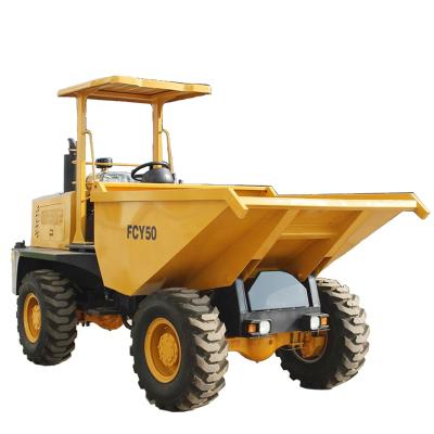 China WEIFANG MAP Factory Direct Export FCY50 Diesel Metal 5 Ton Tipper Dumper Truck/Mini Dumpers for sale