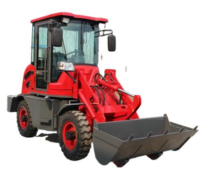 China Construction worksÂ   low price china mini year 4*4 drivele wheel loader 0.8ton zl08 steer wheel loaders for sale for sale