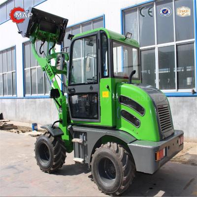 China Building Material Shops Zl08 CE 0.8T Diesel Mini Front Wheel Loader With Quick Coupler for sale