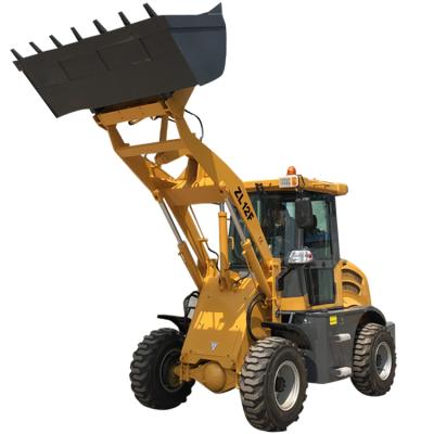 China Hydraulic Machinery Repair Shops 1.2T Mini Wheel Loader ZL12F With Snow Tires for sale