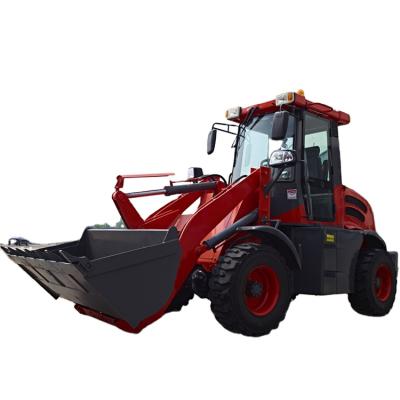 China Building Material Shops Chinese 4 Wheel Drive 1.5 Ton Mini Wheel Loader For Agricultural for sale