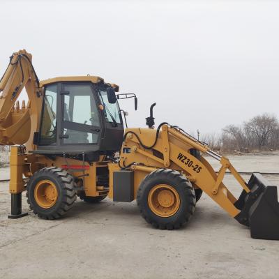 China Farms backhoe loader WZ30-25 with cabin/air condition/heater sale 4WD backhoe loader hot price for sale