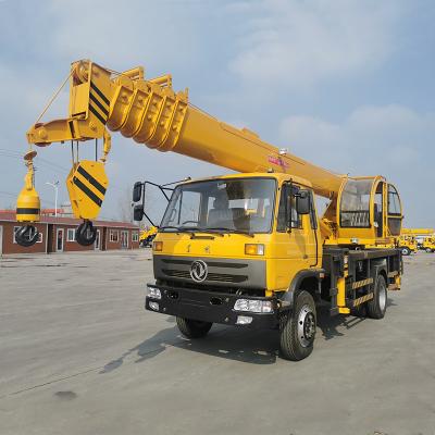 China High quality CRANE Low price TRUCK dongfeng truck tire mobile crane 12 ton hydraulic truck crane for sale