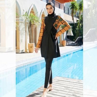 China 2022 Lady's Breathable Swimwear Factory Directly For Muslim Swimwear Women Muslim Swimwear Set for sale