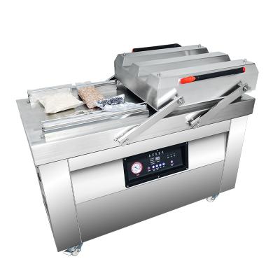 China Dingli DZB-500-2S Industrial Double Chamber Food Vacuum Sealer Cheese Chamber Vacuum Packing Machine for sale