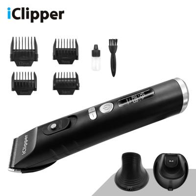 China LCD display GB-A9s iclipper latest style best price hair cutting machine,ceramic clipper for sale