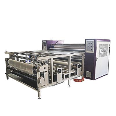 China Garment Shops 100% Automatic Full Oil Heat Transfer Press Heat Transfer Machine for sale