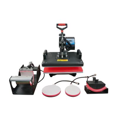 China Garment Shops Mini Sublimation Heat Press Machine Professional 5 in 1 for sale