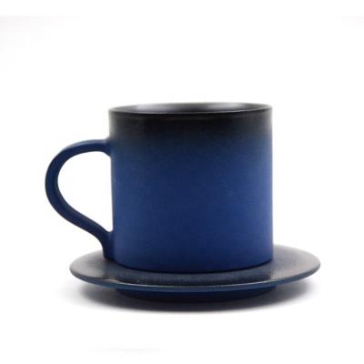 China Luster Color Beauty Viable Handmade Ceramic Espresso Cup Small Coffee Mug for sale