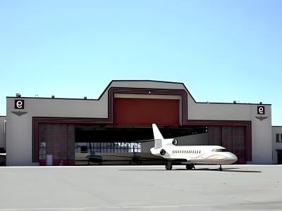 Cina Hangar di metallo di grado industriale Edificio di acciaio Hangar di aereo Resistenza alle intemperie in vendita