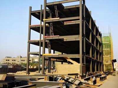 China OEM ODM Multi Storey Steel Structure Building Commercial Steel Sheds for sale