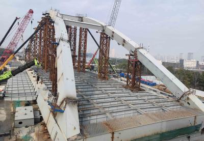 China Contemporary Steel Structure Bridge Easy Installation Anti Earthquake for sale