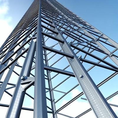 China Torre de estrutura de aço resistente e durável para longo prazo em construção OEM à venda