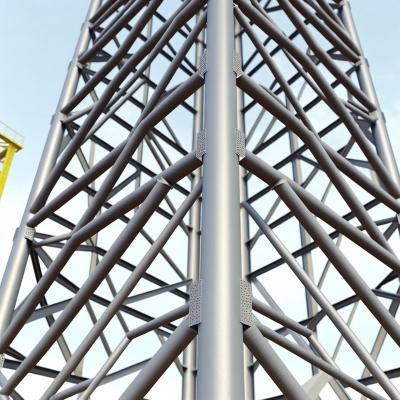 China Galvanized Or Painted Steel Structure Tower Construction Project for sale