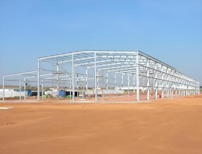 China Hot-Dip Galvanized Steel Structure Warehouse Construction  Multifunctional for sale