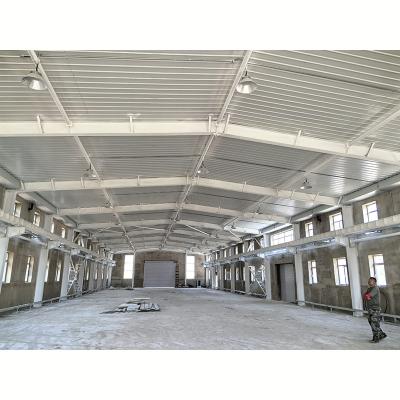 China Square Tube Frame Prefabricated Steel Buildings Sustainable Eco Friendly Construction for sale