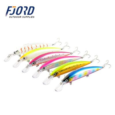 China Sinking Fishing Lures FJORD 29g/90mm Wholesale Hard Plastic Minnow Lure With 11 Colors Fishing Lures Sinking Minnow for sale