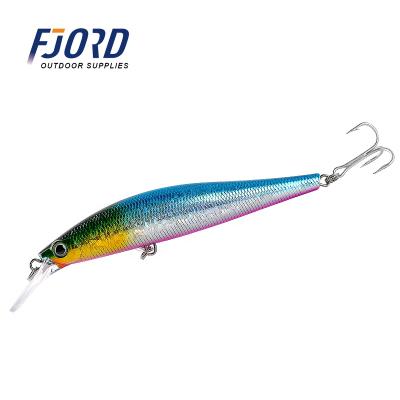 China 52g 13cm current high quality 3d downhill minnow sinking fjord eyes for saltwater fishing lures for sale