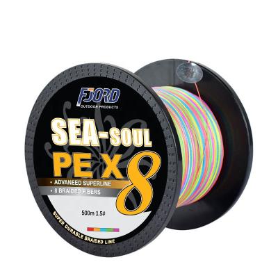 China Floating Fishing Line Japan FJORD Fishing Line 500m 4 8 9 Strand Strong Strength Braid Fishing Line From China for sale