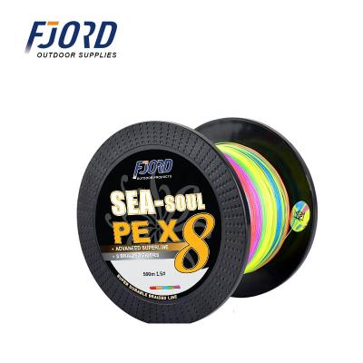 China FJORD Floating Fishing Line Fishing Long Braided Line 8 Strands 9 Strands 4 Strands 500m Colored Fishing Line For Wholesale for sale