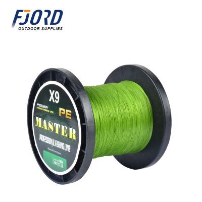 China Float Marker Fjord 9X High Strength 1000m Braided Fishing Line 8lb-80lb superline abrasion fishing line for sale