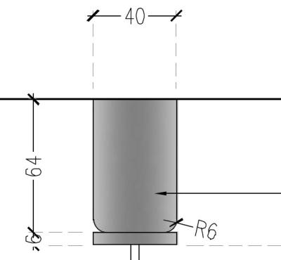 China Alumimum Aluminum Bending Pipe Diameter 40 Mm Bending Tube 70 Length Cover for sale