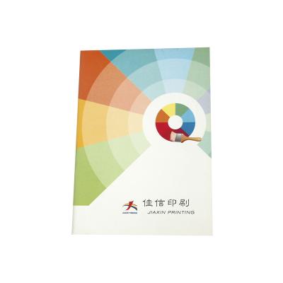 China Brochure custom cheap plain a4 a5  blank notebook softcover school exercise white notebook online printing with logo for sale