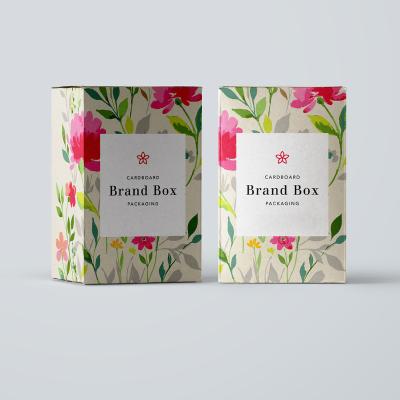 China Bio-degradable Custom recycled custom carton folding transparent window baking biscuit packaging carton for sale