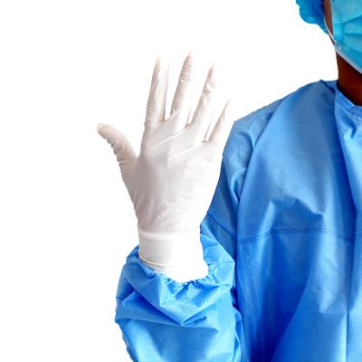 China Hospital Disposable Latex Surgical Gloves India White Safety for sale