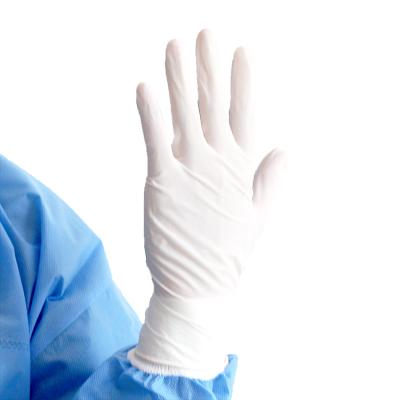 China Hospital Disposable Hand Gloves Surgical Latex Powder Non for sale