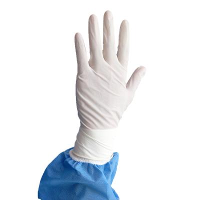 China Hospital Disposable Black Latex Surgical Gloves Safety Golves Protection Hand for sale