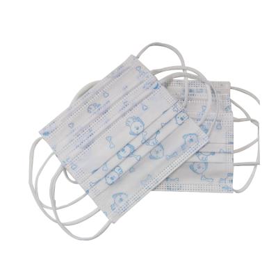 China 3Ply Wholesale Small Size Disposable Children And Adults Antibacterial Face Masks for sale