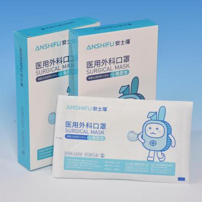 China 3 Ply Earloop Face Mask Disposable Medical Children's Mask for sale