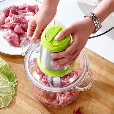 China High Capacity Durable Universal Food Cutter Household Mini Electric Mixer Frozen Meat Vegetable Grinder for sale