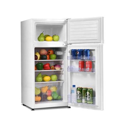 China Hotel Tool Refrigeration Mini Fridge Frozen Meat And Thermoelectric Preservation 2 Door Upright Freezer for sale