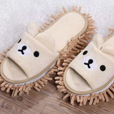 China Lightweight Dust Cleaning Slippers Wipe Floor Household Accessories Home Micro Fiber Floor Mop Clean Slipper for sale