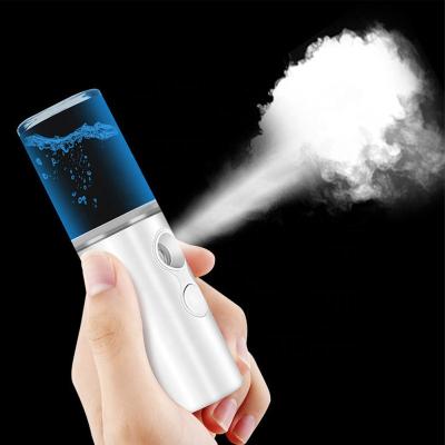 China USB Facial Humidifier Mini Personal Rechargeable Car Handheld Nano Mist Rechargeable Humidifier for sale