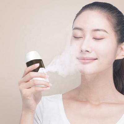 China Mini 50ml USB Nano Facial Steamer Portable Moisturizer Mist Sprayer Spray Facial Body Skin Care Humidifier for sale