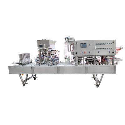 China Food manufacture intelligent filling and sealing labeling and capping machine / machinery equipment for packaging for sale