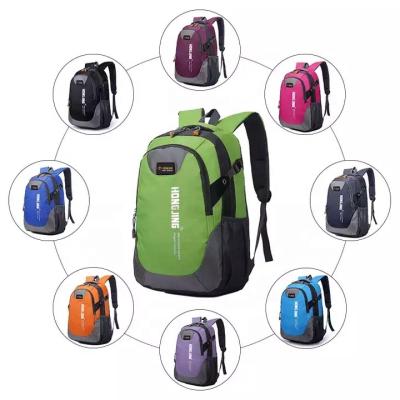 China Waterproof factory Cheap price waterproof mochila para deporte no logo on travel backpack outdoor bag sport hiking casual teenager backpack for sale