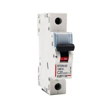 China Best Copper Brand Mini Circuit Breaker 6KA 220/415V Copper Indoor Flame Retardant Mcb 6-63A 1 Phase for sale