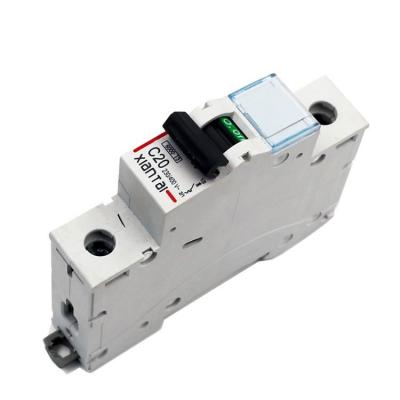 China 400V BTDIN Series MCB 1P Mini Circuit Breaker Manual Transfer Copper High Quality Electrical Switch for sale