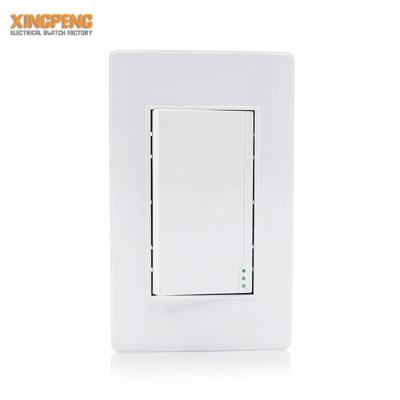 China Convenient Security 118 Large Lamp Switches USA Canada 3 Way 2 Way Wall Socket Switch Strip 1 PC Flame Retardant Cover for sale