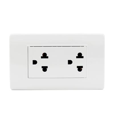 China American Standard Electric Power 6 Hole Convenient PC Fireproof Panel Safety Wall Socket Multifunction Socket for sale