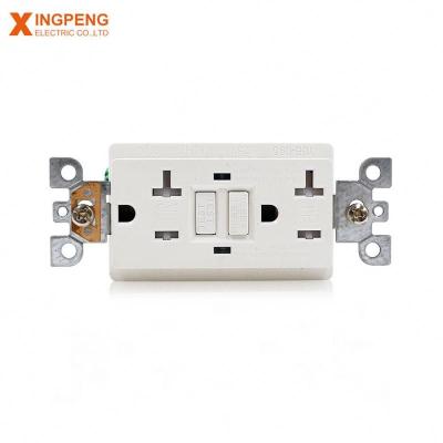 China American Universal Duplex Gfci 20amp 15amp 110V 125V Convenient Security Wall Outlet TR WR Receptacle for sale