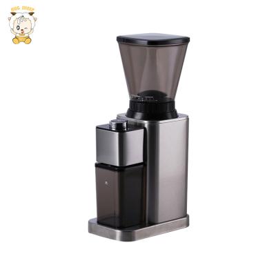 China 2022 Bean Hopper Household Electronic Control Transparent Coffee Grinder With 48 Levels Grind Degree 40mm Adjustable Burr Coffee Grinder for sale